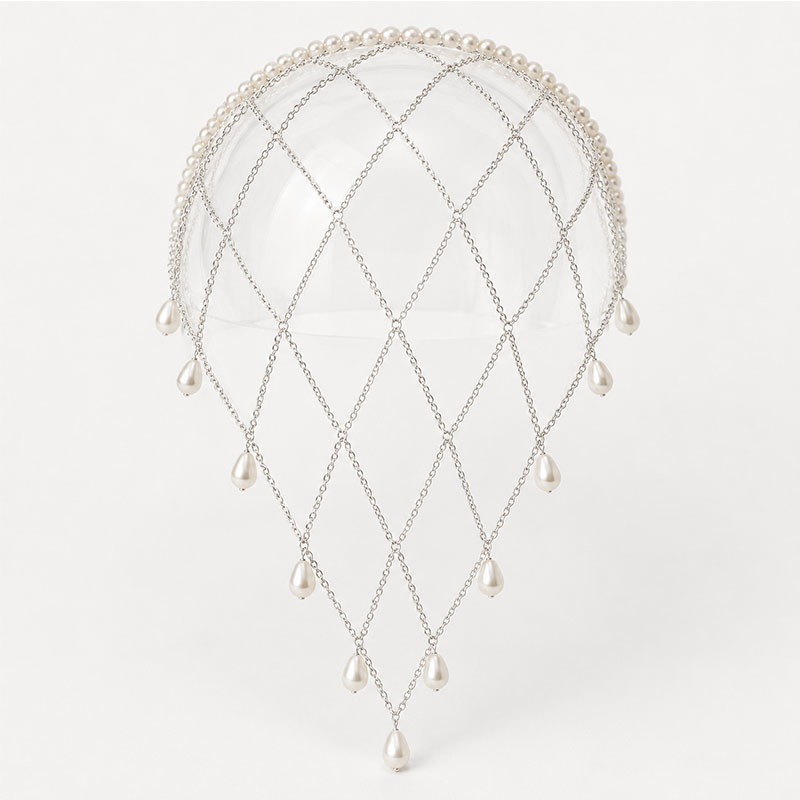 Imitation Pearl Trim Mesh Head - Beaded Trim Fringe 评论和价格