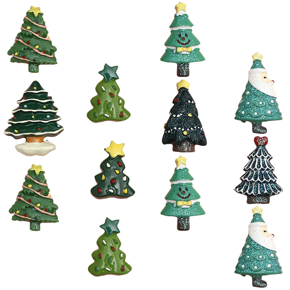 20Pcs Resin Christmas Decor DI - Christmas Craft Embellishment 评论和价格