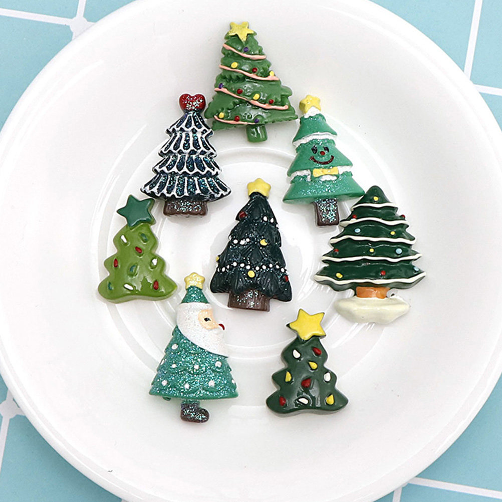 20Pcs Resin Christmas Decor DI - Christmas Craft Embellishment 评论和价格