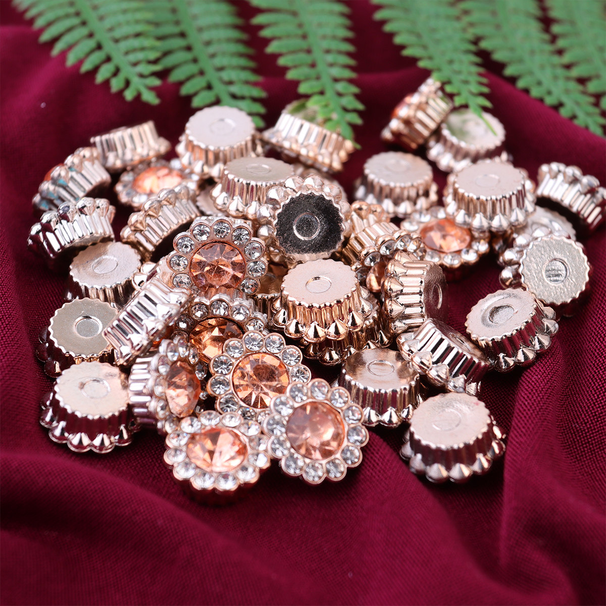 50Pcs Pearl Flower Shape Embel - Embellishment Glue Craft 评论和价格