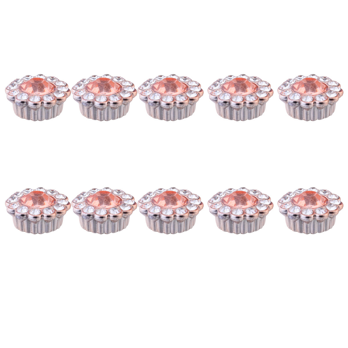 50Pcs Pearl Flower Shape Embel - Embellishment Glue Craft 评论和价格