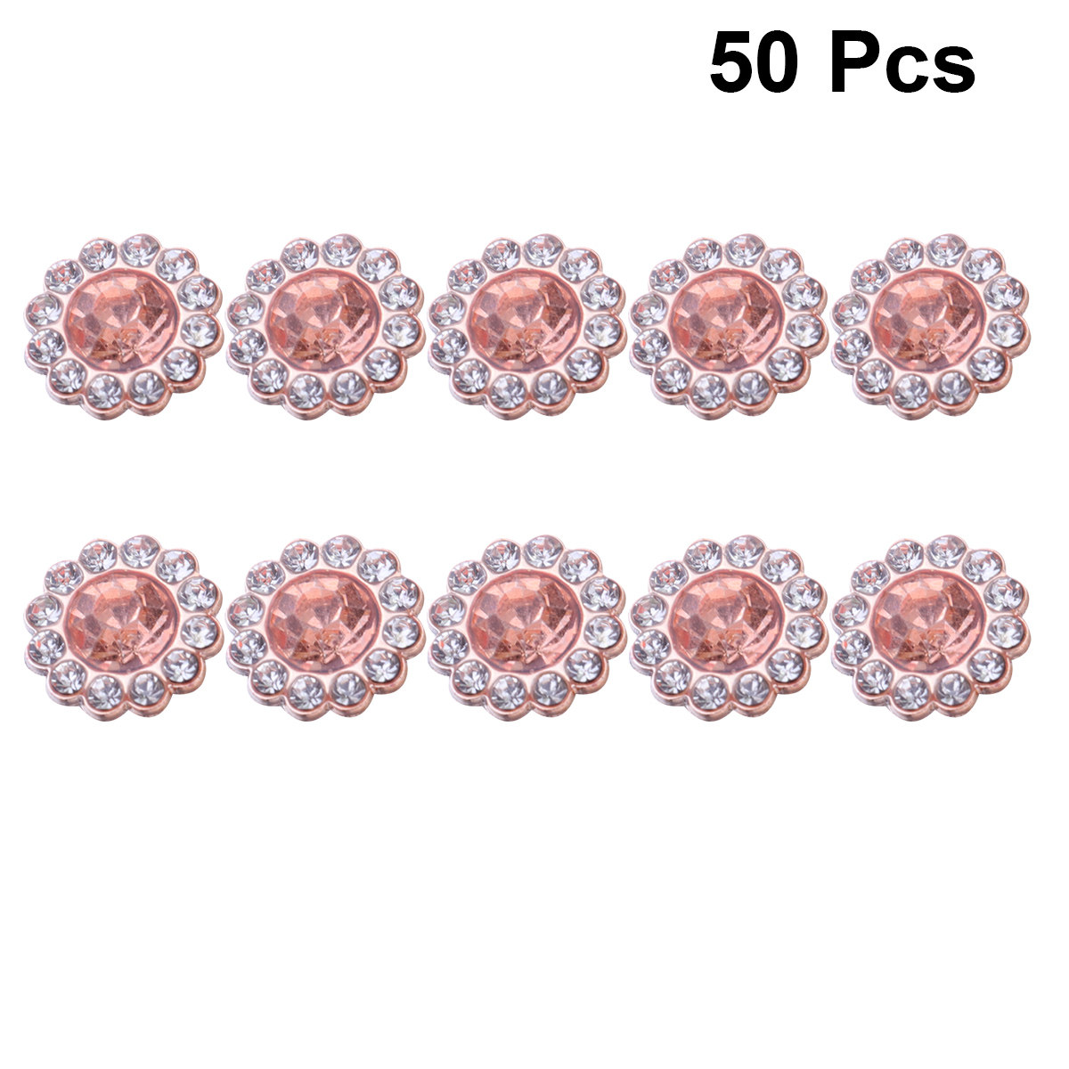 50Pcs Pearl Flower Shape Embel - Embellishment Glue Craft 评论和价格